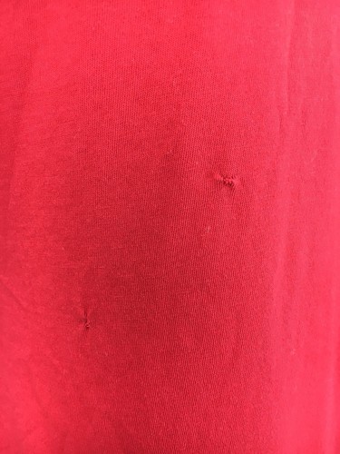 brandy melville red cotton crewneck Jamie USA Flag embroidery graphic Shirt top - Picture 6 of 7