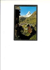 SWITZERLAND PC "Matterhorn, Zermatt" 8-17-1971 Zermatt to North Beyea, NJ.
