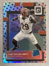 2022 Optic CAM TAYLOR-BRITT Rated Rookie STARS PRIZM #271 Bengals RC