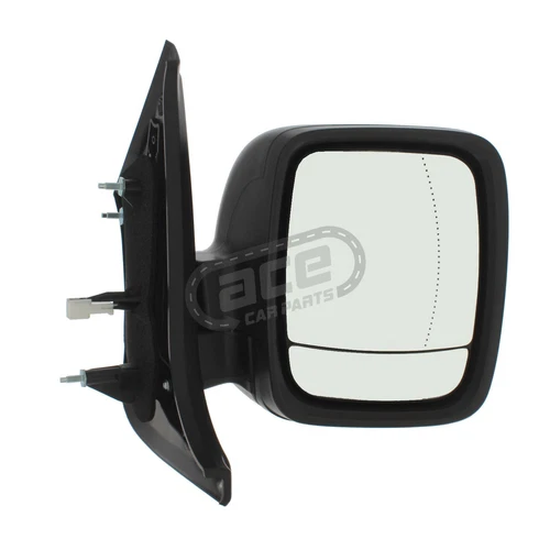 Electric Wing Door Mirror Vauxhall Vivaro Van 2014-2019 Black Cover Right Hand
