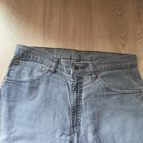 Men's Levi's 521 Light Grey Corduroy Jeans. 100% Cotton. W34 L32. Zip fly. - Picture 3 of 17