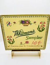 Whitman  s Vintage Sampler Chocolates  Confections One Pound Empty Box-Box Only
