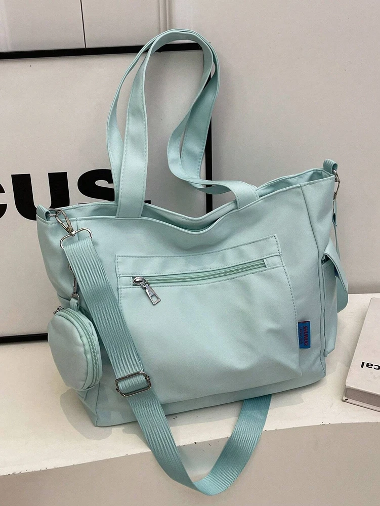 Student Tote Bag Crossbody Shoulder Purse for School & College