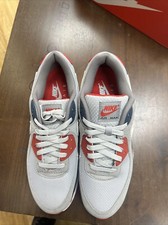 Size 10 - Nike Air Max 90 USA - Light Smoke Grey. Box No Lid.