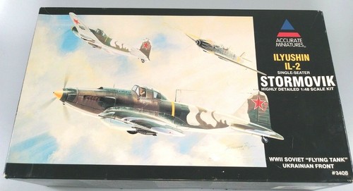 Vintage Accurate Miniatures 1/48 Ilyushin Il-2 Stormovik single seat #3408
