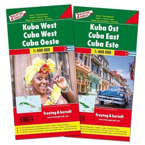 9783707916881 F&B Cuba West en Oost, set 2 kaarten: Set wegenkaarten 1:150 000 -