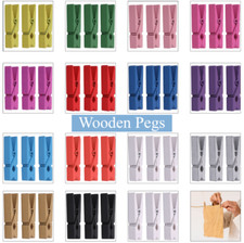 35mm Mini Wooden Pegs For Wedding Hanging Photos Card Notes Scrapbooking Craft