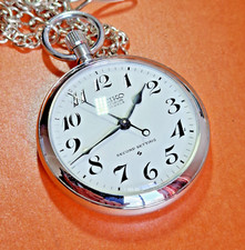 Excellent  Seiko Precision Second Setting 6110 - 0010 Pocket Watch