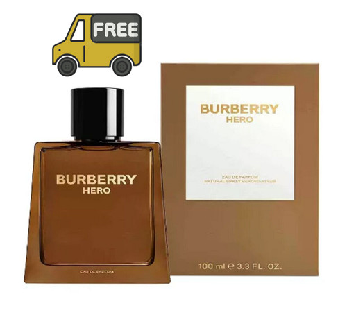 Burberry Hero EDP 3.3 oz Eau de Parfum Cologne Spray for Men Perfume New In Box