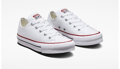 洋書 Victoria At  With White Chuck Taylor All Star Lift Platform WHT Y4 SAMPLE Style
