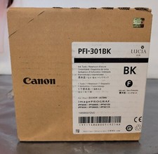 Genuine Canon PFI-301BK Ink Tank 330ml Factory Sealed OEM