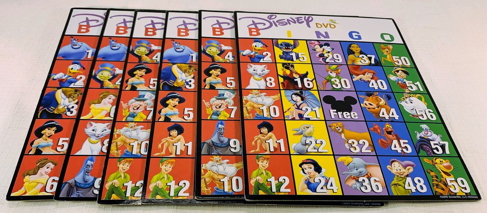 Disney DVD Bingo by Mattel Complete in Great Condition FREE SHIPPING | eBay