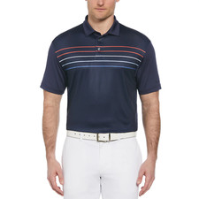 Ben Hogan Performance Men Medium Chest Stripe Soft Fabrication Golf Polo Shirt