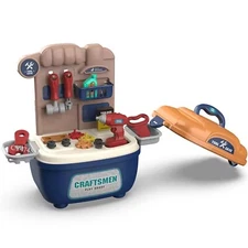 kids pretend play tools box,construction toys for kids,portable storage-kid toys