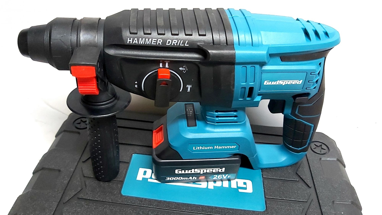 Trapano A Percussione Senza Filo 21V | Motore Brushless | 2 Batterie 4.0Ah | 3 Funzioni | Per Professionisti E Fai-da-Te - Foto 6