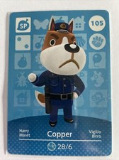 Animal Crossing Amiibo Card 105 Copper Har...