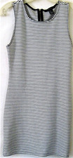 FOREVER 21~Dress~Womens Size M~Sleeveless~White/Black Striped ~Spandex Stretch