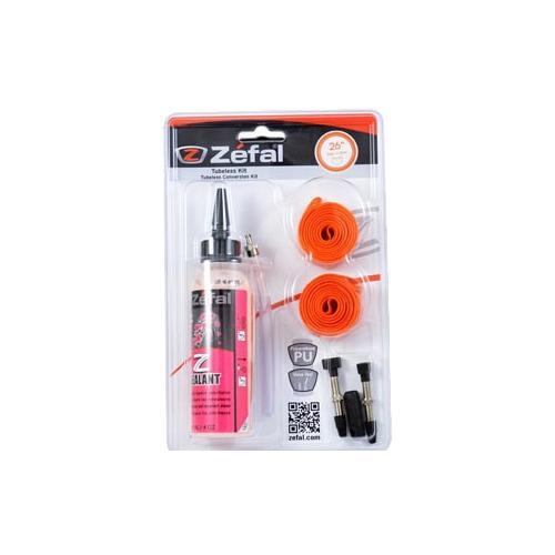 Fond de jante VTT 26 orange Zéfal idéal pour rouler sur sentier technique sans chambre