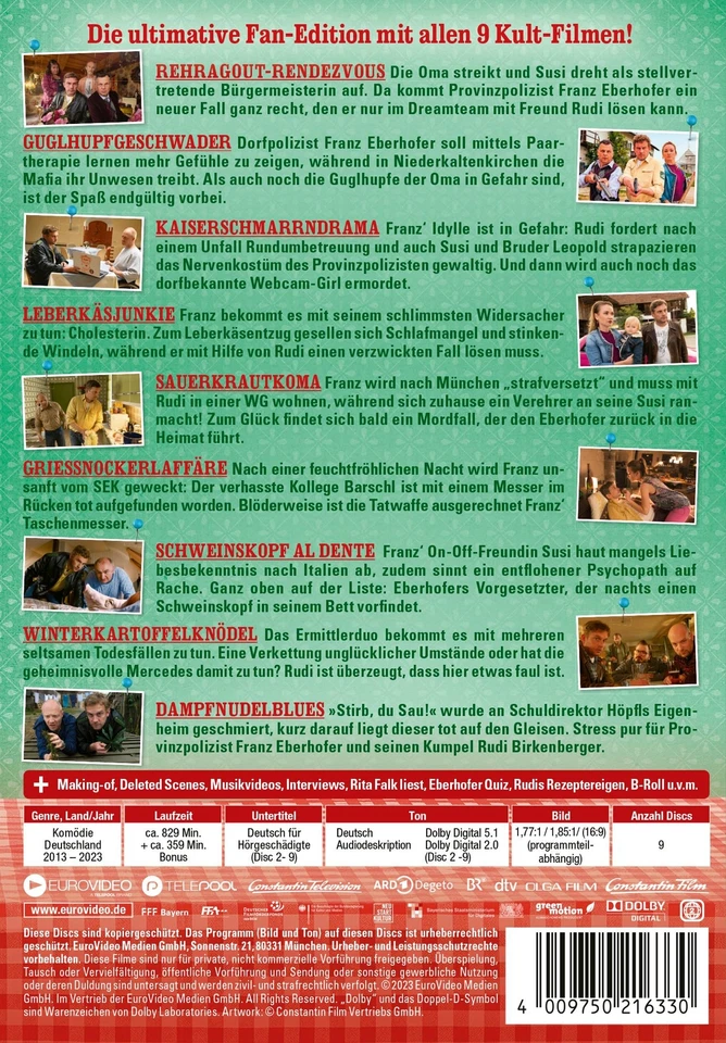 Die Eberhofer Neiner Gaudi - 9 DVDs DVD *NEU*OVP* - Bild 3 von 4