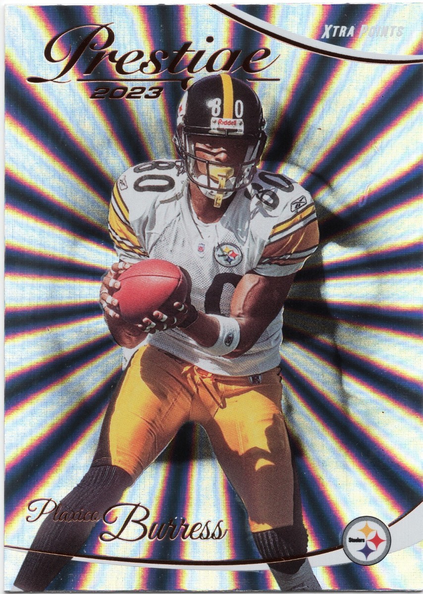 2023 Panini Prestige - Xtra Points Sunburst #253 Plaxico 2023 Panini Prestige - Xtra Points Sunburst #253 Plaxico