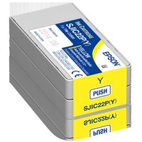 Epson C33S020604 Druckerpatrone Tinte Colorworks TM-C3500 Yellow SJIC22P(Y)