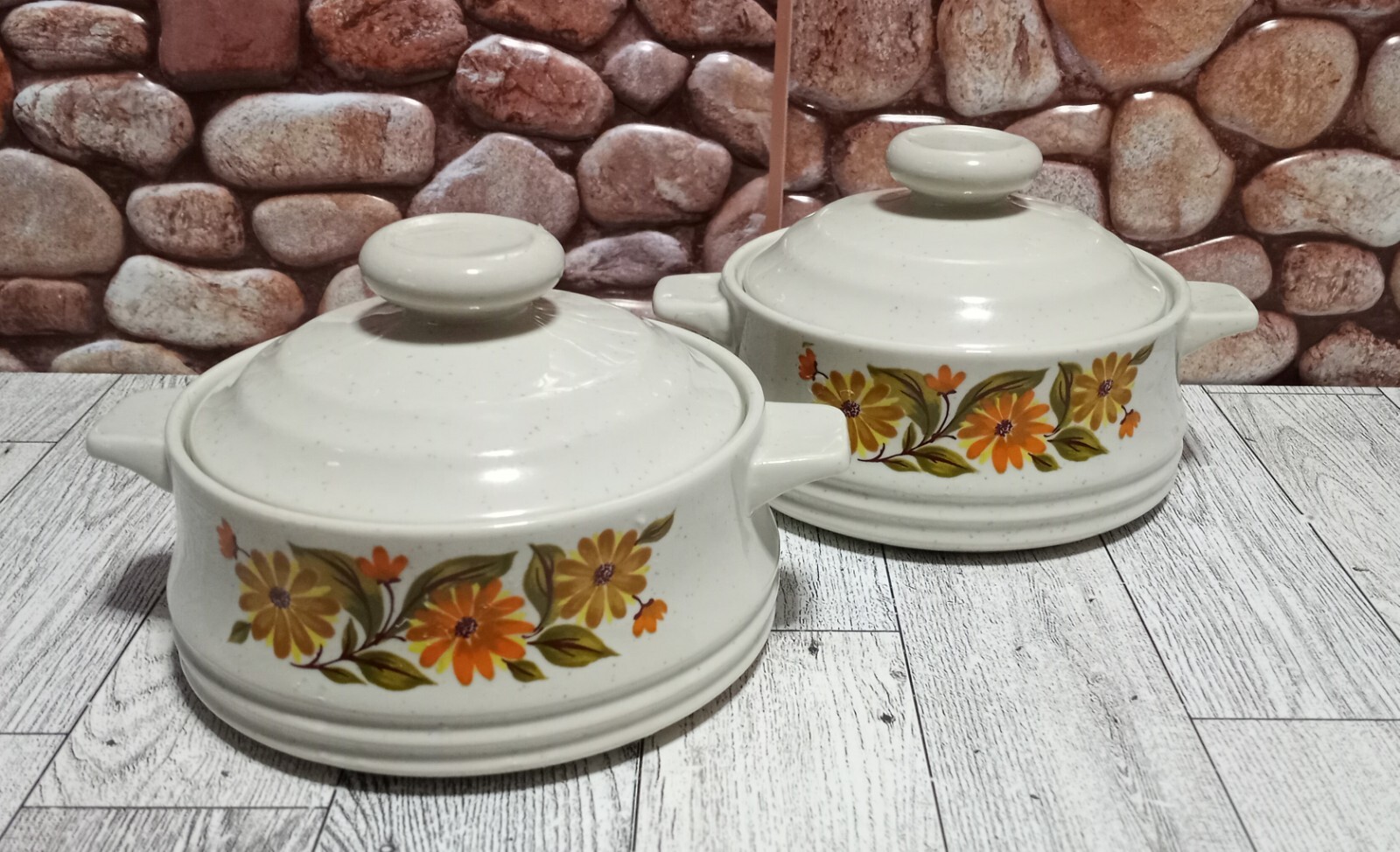 Capri Bake Serve And Store Stoneware CROCKS WITH LIDS. 1970’s eBay