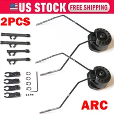 ARC Helmet Rail Adapter Black For Peltor Comtac Sordin Howard Leight Headset US
