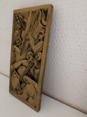 Lot 2 Bas-Relief Art Déco 'L'orchestre Et La DanseD'apr