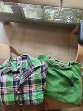 Janie And Jack Collar Shirt And Sweater Size 4-6