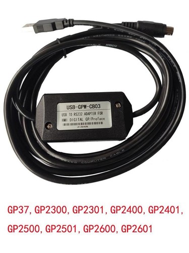 USB-GPW-CB03 PLC Cable USB to RS232 Adapter GPW-CB03 For HMI Digital GP/Proface - Picture 3 of 4