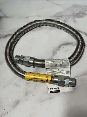 Dormont (3/4'' I.D) Ultraflow  High BTU Non-Coated Stainless Steel Gas Connector