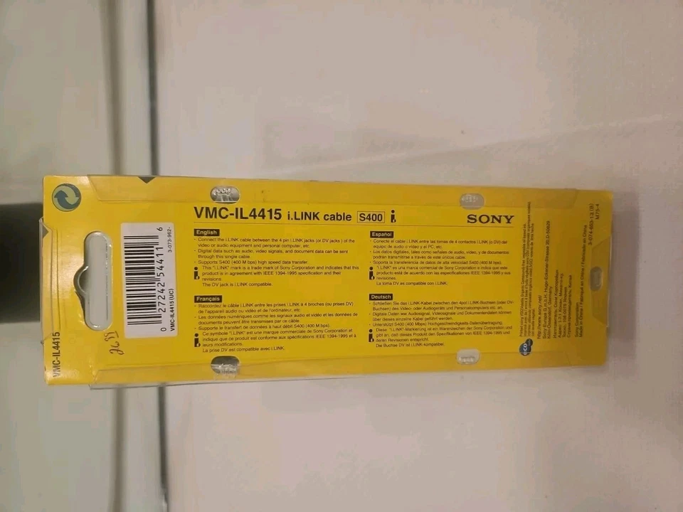 📹🎥Sony VMC-IL4415 1.5m Cable For  Handycam Official OEM📹📽  - Image 2 of 3