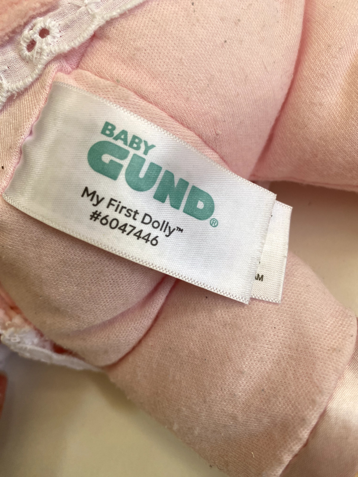 Baby Gund My First Dolly Pink Baby Toddler Stuffed Plush Lovey 13&rdquo;, Ships Fast!,