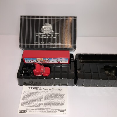 Matchbox Collectibles Platinum Edition COA HERSHEYS Season Greetings NIB!
