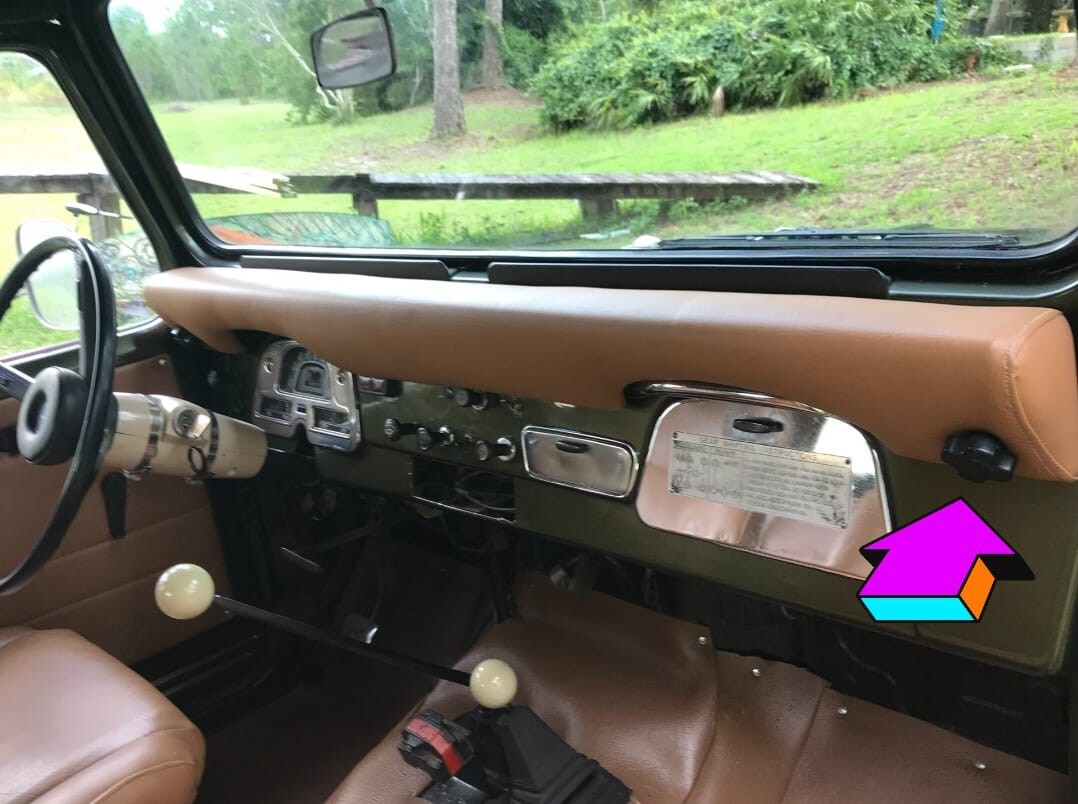 NEW OEM 1970-84 FJ40/43/45 WINDSHIELD CATCH KNOB SET X2 - Photo 1