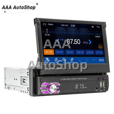 Radio Car Stereo Touch Screen 1Din MP5 Player BT For Apple Carplay Android Auto