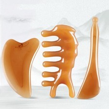 Face Lifting Resin Scraping Massage Facial Scraper Eye Plate Reduce Puffiness