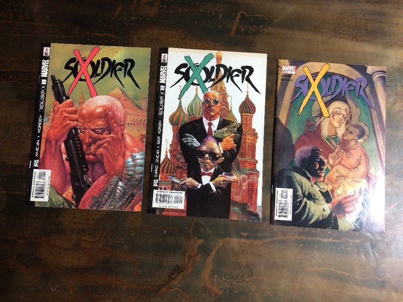 SOLDIER X #1-3 (MARVEL/CABLE/MACAN/05157) COMIC BOOK LOT OF 3