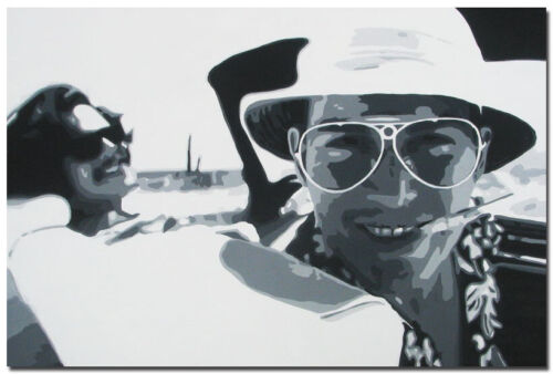 Oil Painting on Canvas Art - Fear and Loathing in Las Vegas - Johnny Depp 1998 - Picture 1 of 3