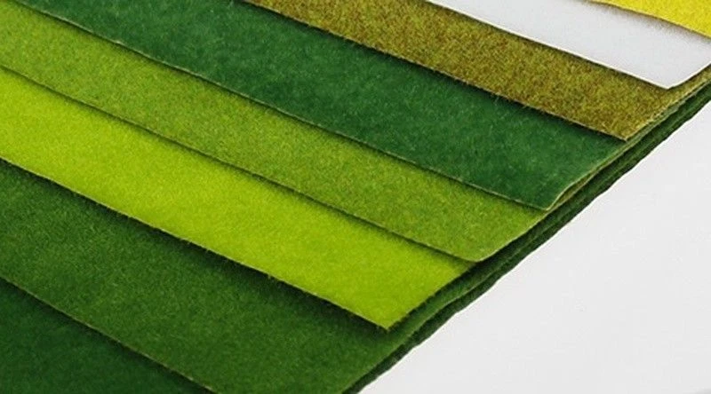 Fake Grass Turf Lawn Adhesive Paper Faux Landscape Mat Miniature Model Layout - Image 2 of 4