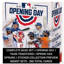 2020 Topps Opening Day - Base Set & 4 Insert Sets - Bichette / Alvarez RCs