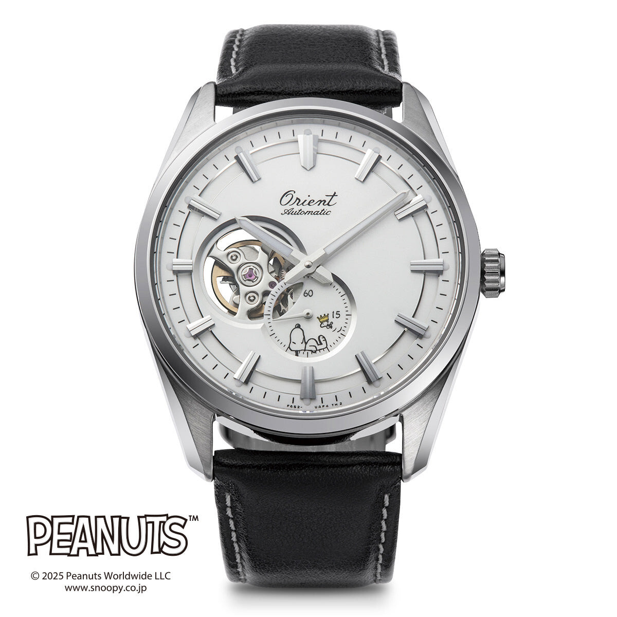 【未使用】Orient × PEANUTS 75周年記念 RN-AR0011S ORIENT x PEANUTS 75th Anniversary Semi Skeleton RA-AR0011S