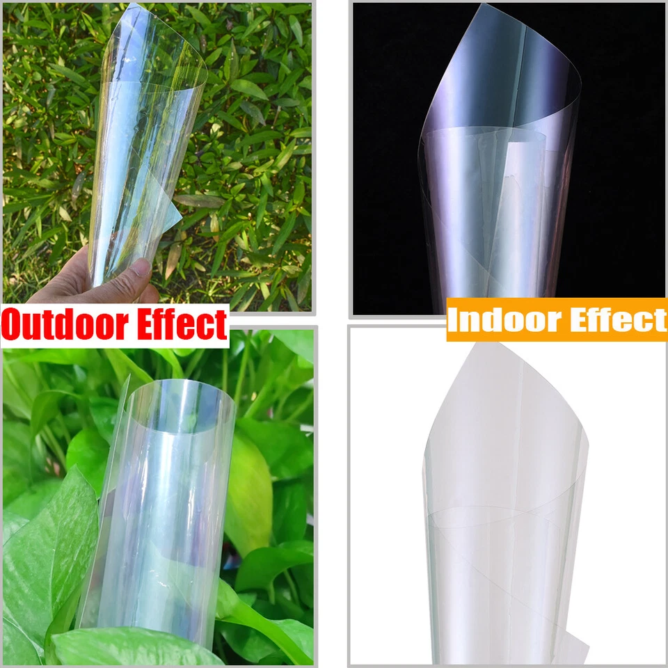 83.9% VLT Blue Chameleon Car Window Film Windshield Tint Sticker Wrap Roll 1M*3M - Image 3 of 4