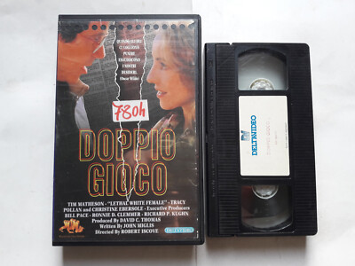 Doppio gioco (1993) VHS Deltavideo Tim Matheson, Tracy Pollan