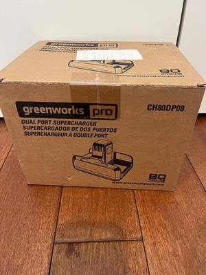 #ad #ad Greenworks 80V Dual Port Rapid Super Charger CAB812 $115.00