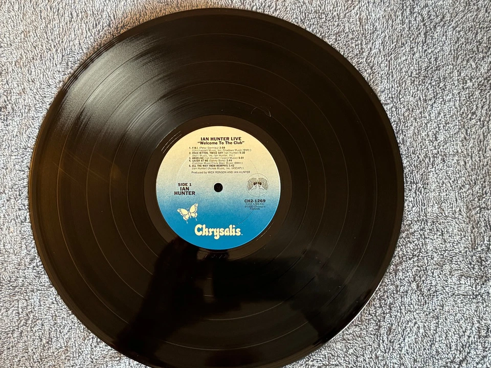 Ian Hunter – Welcome To The Club -Mott the Hoople CH2 1269, 1980, Ex Play Graded - Image 4 of 4