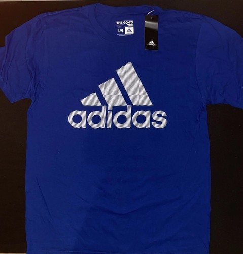 NWT Adidas Blue Men’s T-shirt Size Large Brand NEW