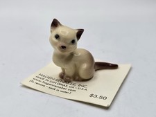 Vintage Hagen Renaker Siamese Mama Cat Figurine, A-438, Made in USA