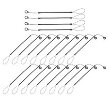 20pcs Elastic Lanyard Tether Retractable Spring Coil Strap Pens Straps Touch