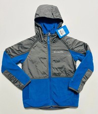 Columbia Youth Basin Butte Full Zip Hooded Fleece Choos Size, NEW  Retial 75